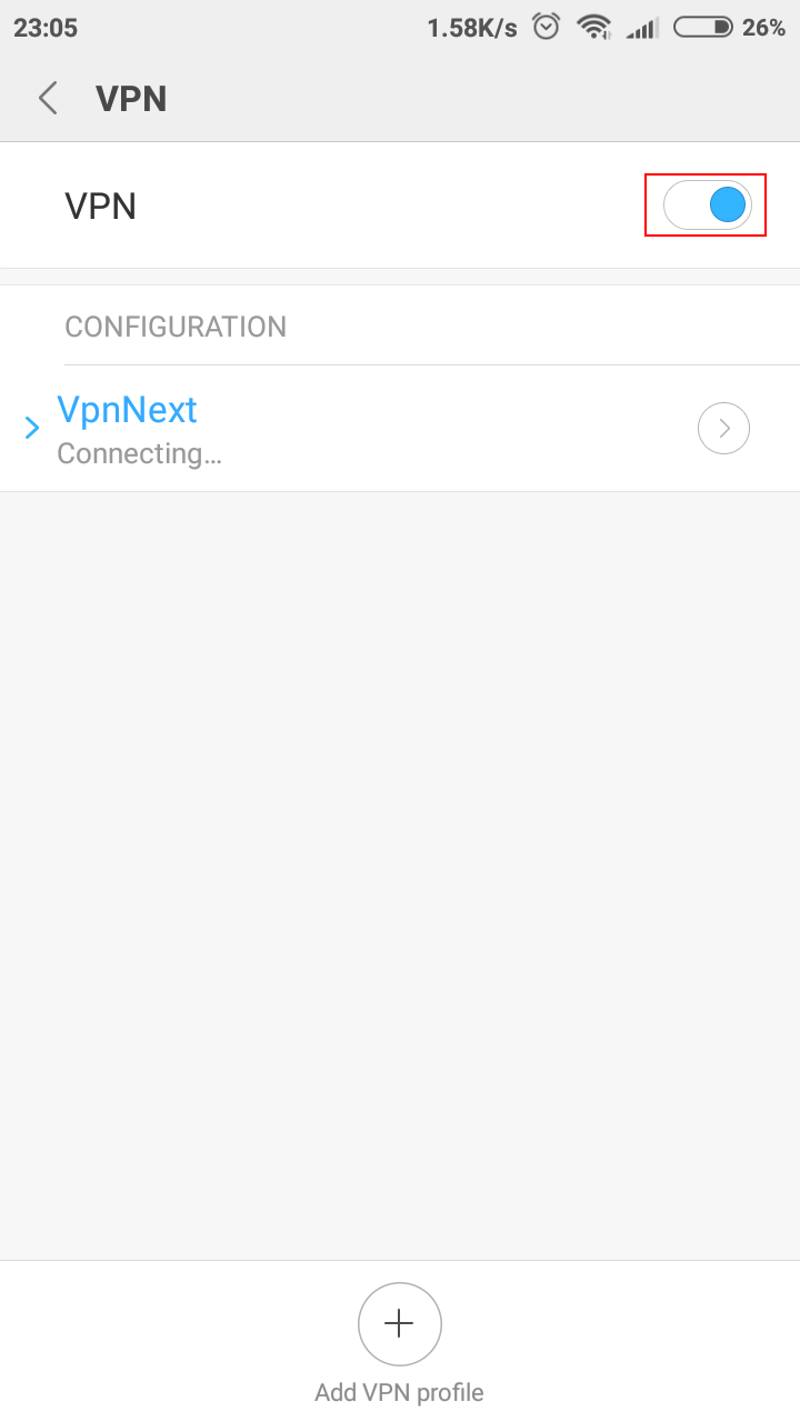 android vpn autoconnect